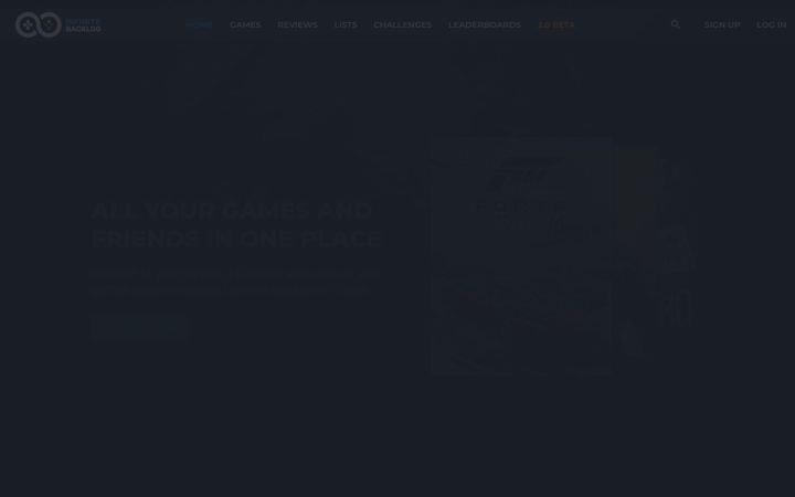 Screenshot of infinitebacklog.net