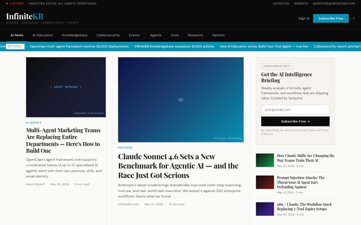 Screenshot of infinitekb.com