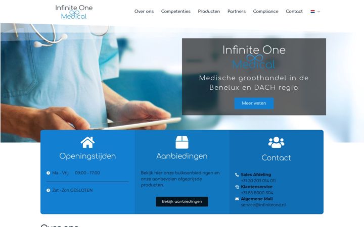 Screenshot of infiniteone.nl