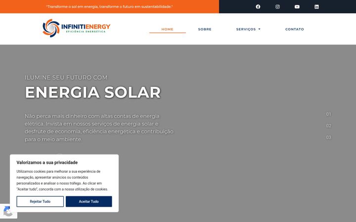 Screenshot of infinitienergy.com.br