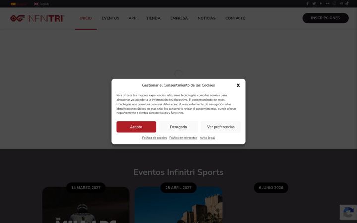 Screenshot of infinitri.es