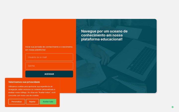 Screenshot of infinittreinamentos.seg.br