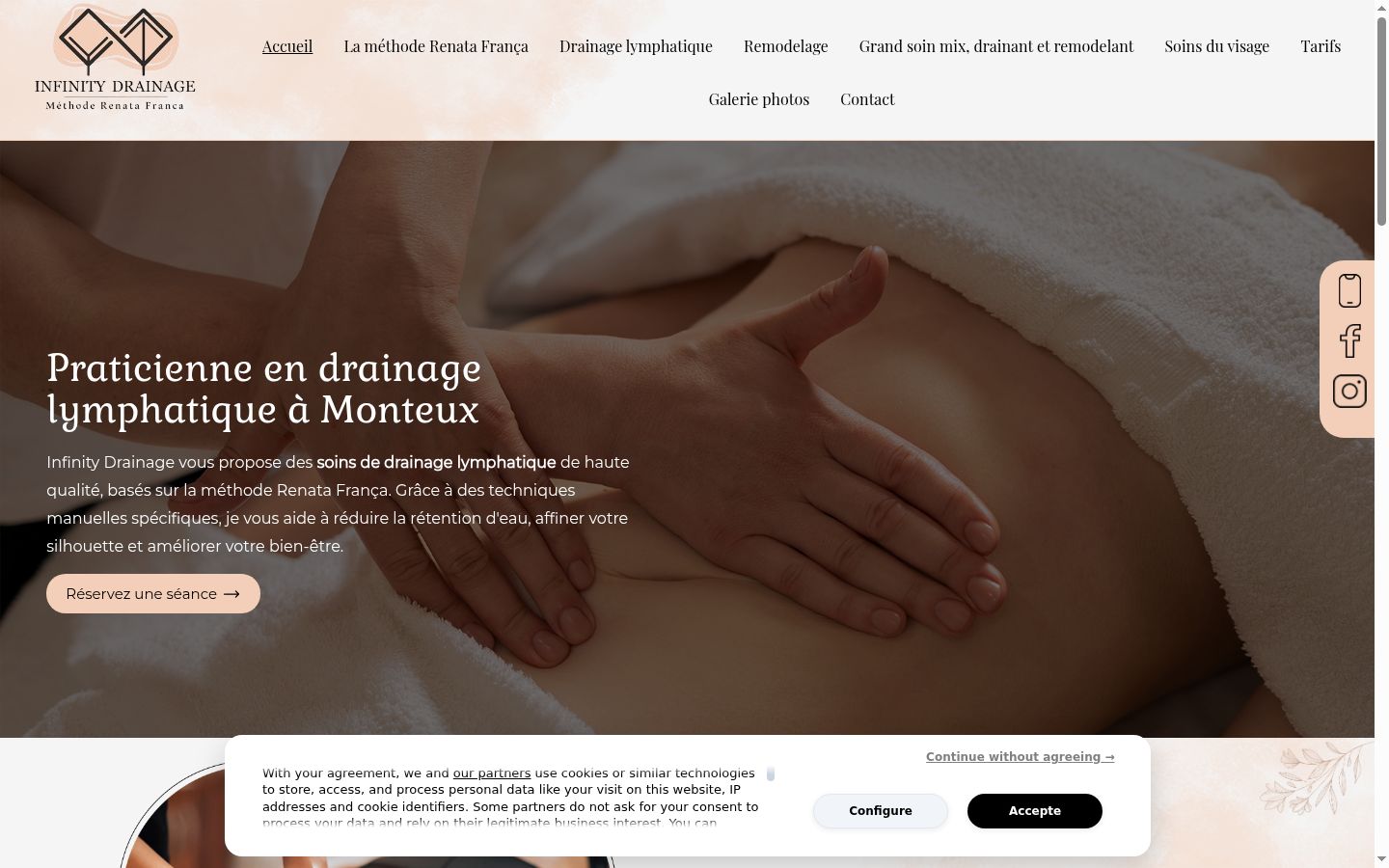 Screenshot van de toestemmingsbanner zoals getoond vóór enige interactie