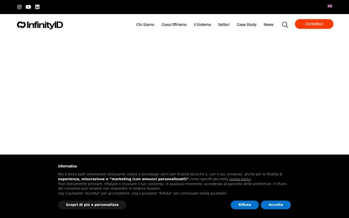 Screenshot of infinity-id.com