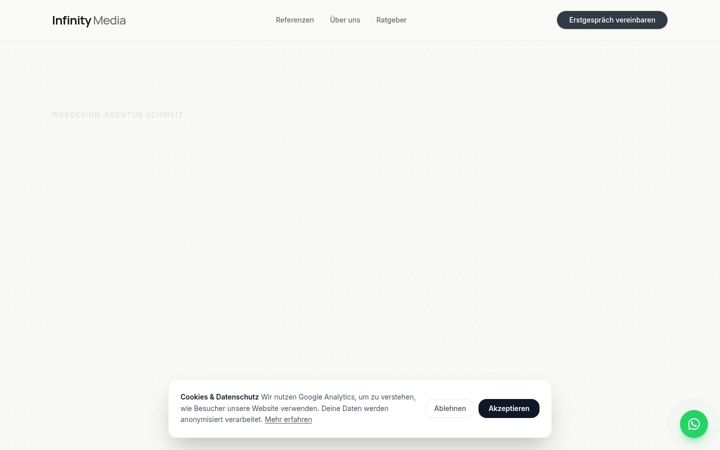 Screenshot of infinity-media.ch