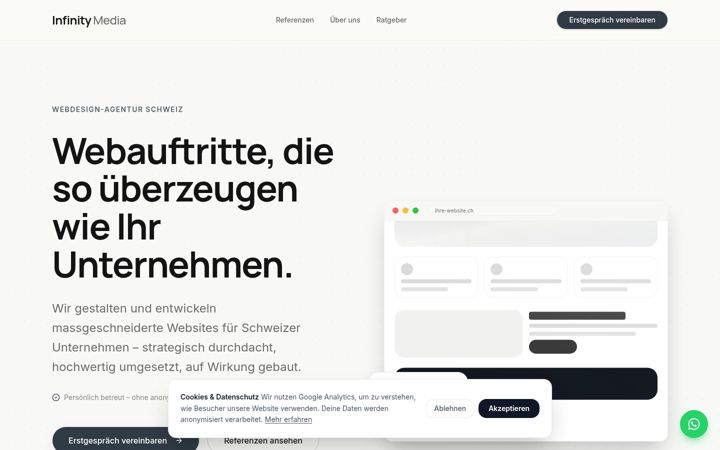 Screenshot of infinity-media.eu