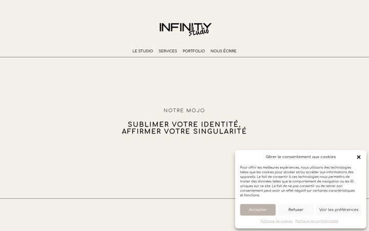 Screenshot of infinitycommunication.fr
