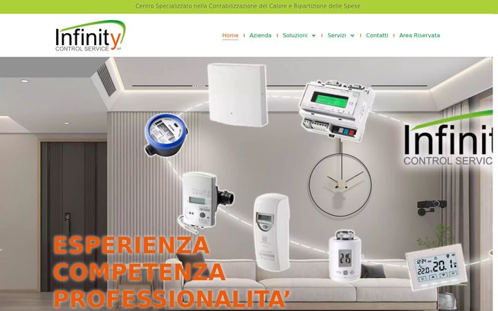 Ekraanipilt saidist infinitycontrolservice.it