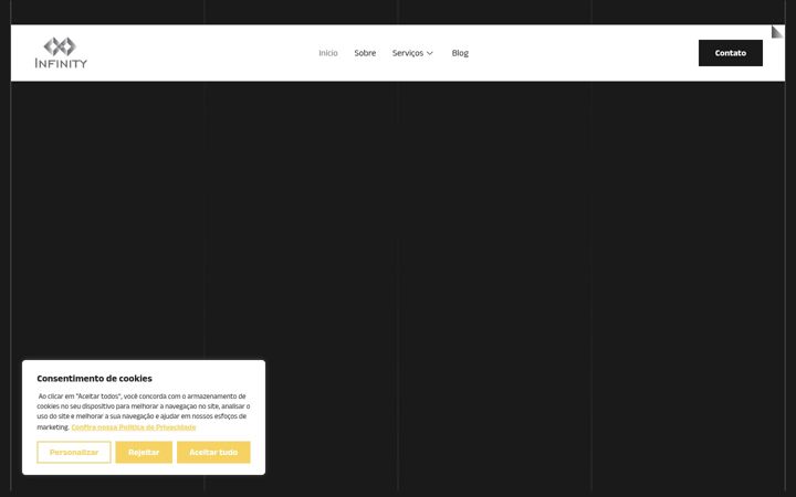 Screenshot of infinitycorretoradeseguros.com.br