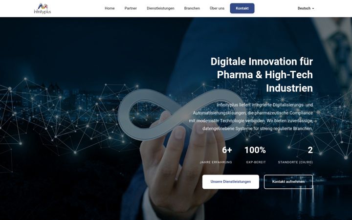 Screenshot of infinityplus.ch