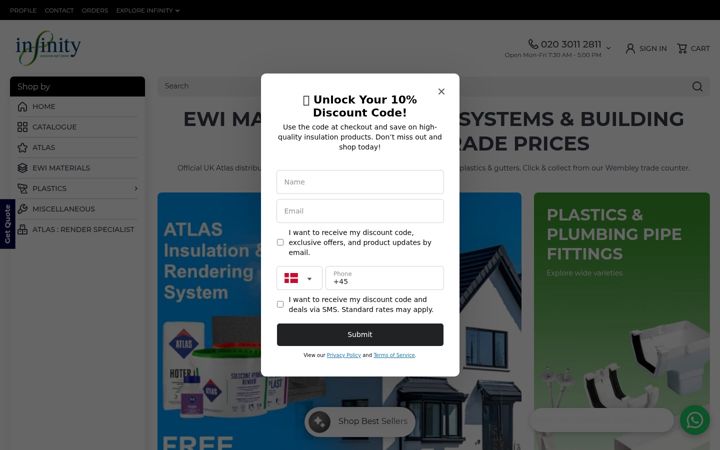 Screenshot of infinitypm.co.uk