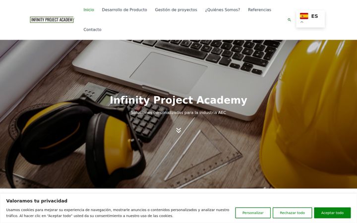 Screenshot of infinityprojectacademy.com