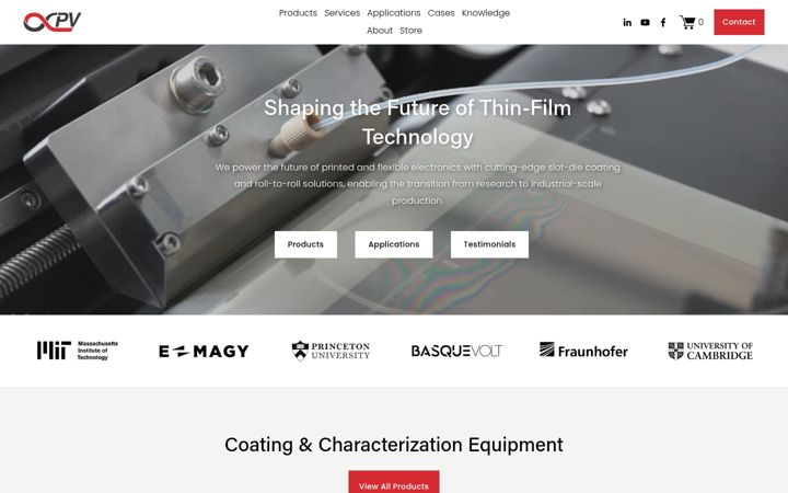 Screenshot of infinitypv.com