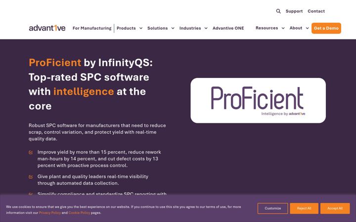 Screenshot of infinityqs.com