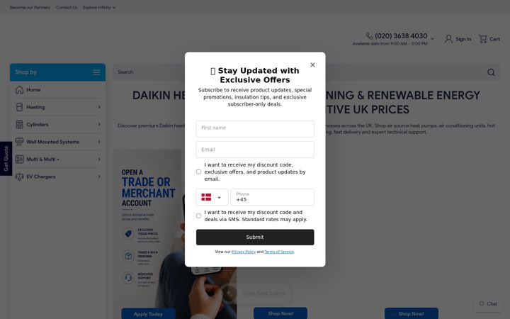 Screenshot of infinitysolaruk.co.uk