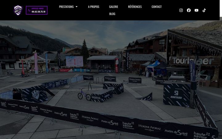 Screenshot of infinitystreet.fr