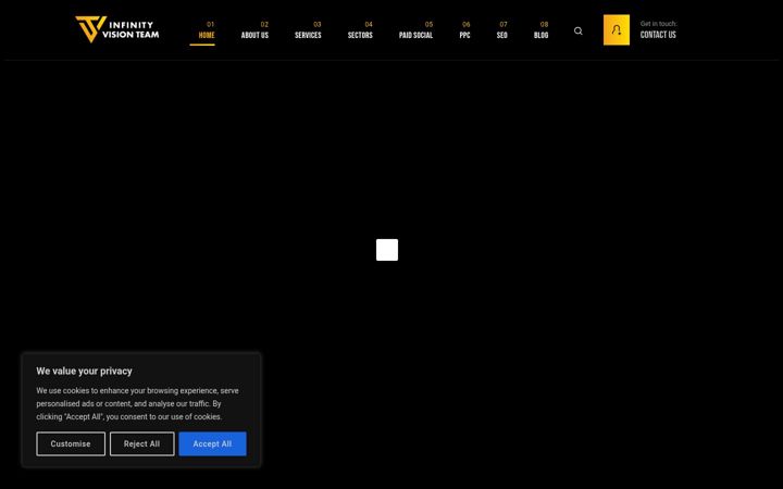 Screenshot of infinityvisionteam.com