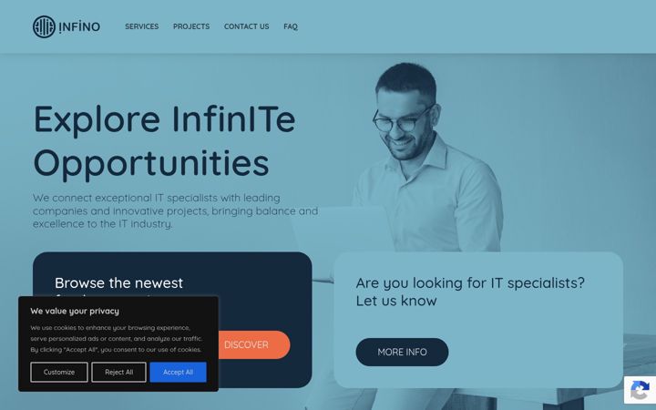 Screenshot of infino.it