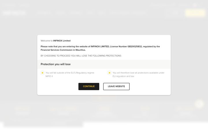 Screenshot of infinox.com
