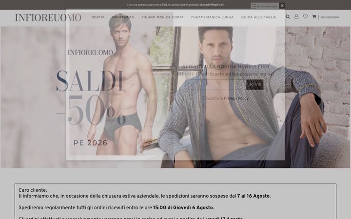 Screenshot of infioreuomo.it