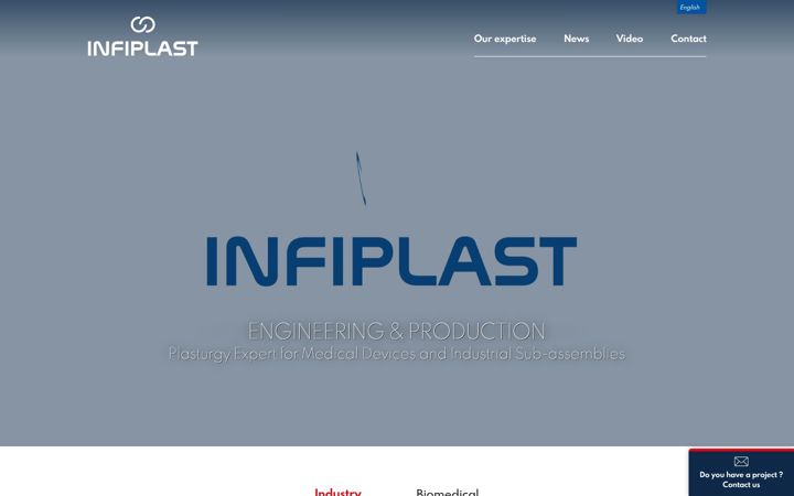 Screenshot of infiplast.com