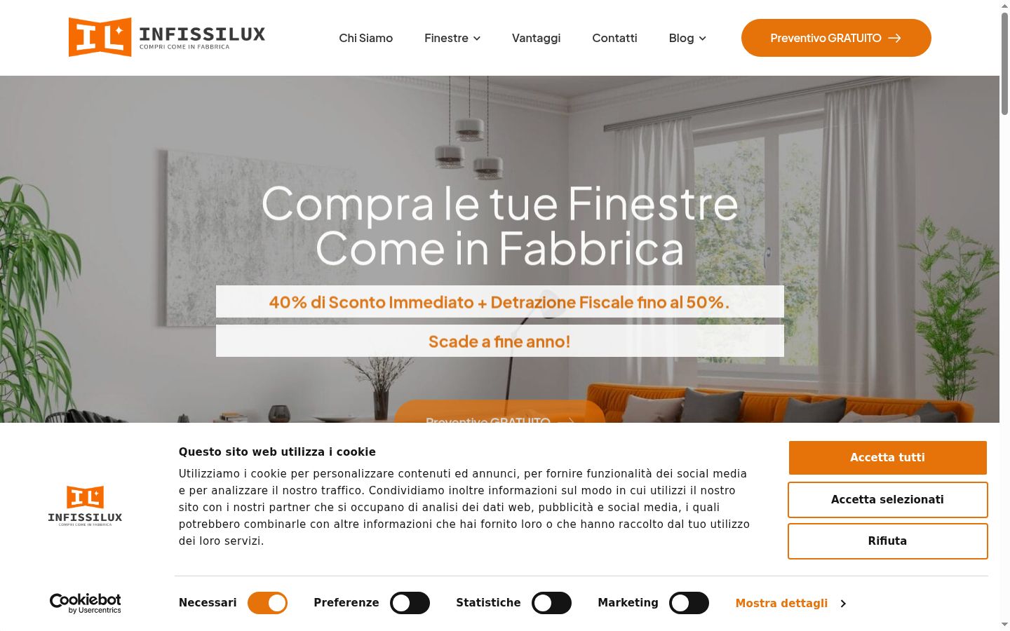 Screenshot tal-banner tal-kunsens muri qabel kwalunkwe interazzjoni