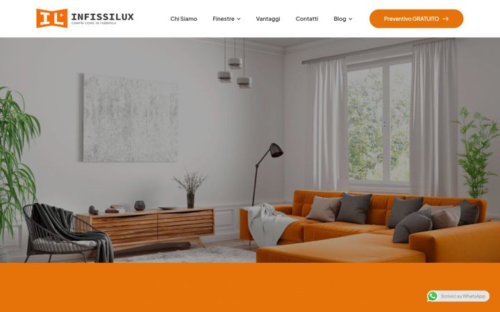 Screenshot of infissilux.com