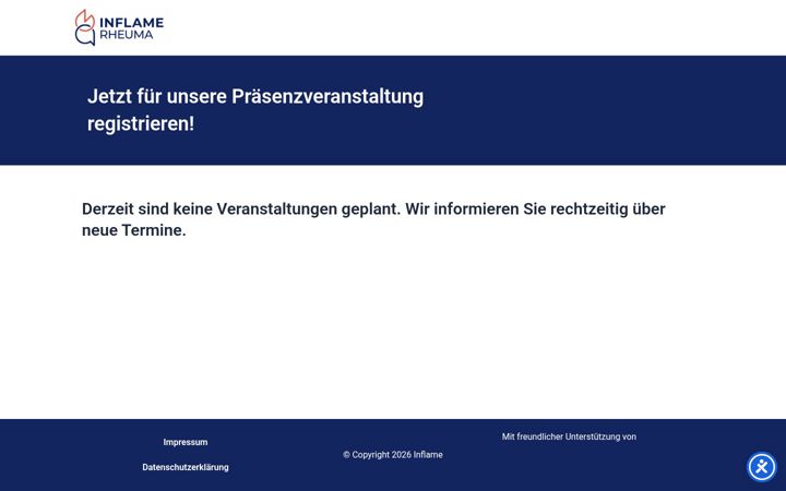 Screenshot of inflame-anmeldung.de
