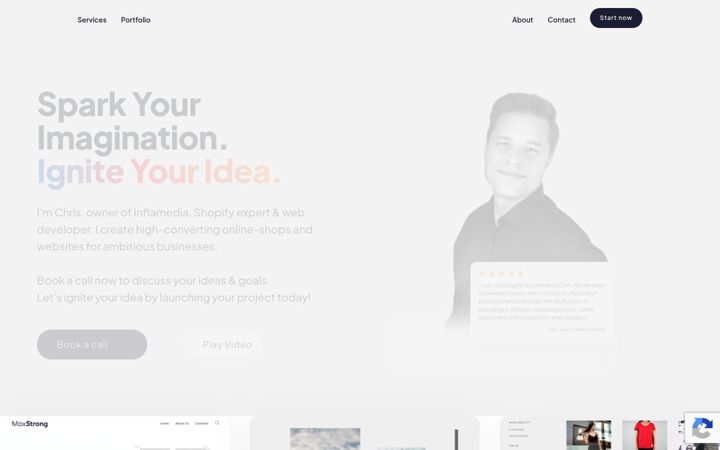 Screenshot of inflamedia.com