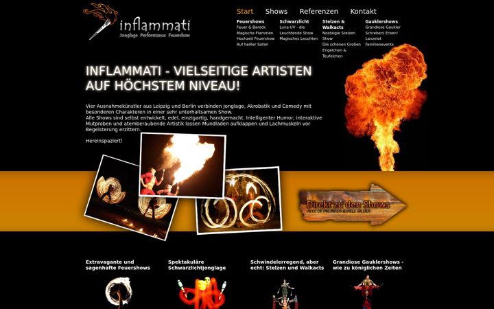 Screenshot of inflammati.de