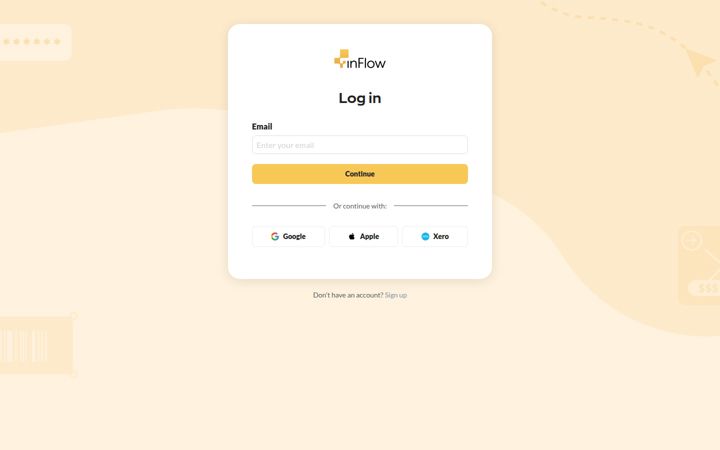 Screenshot of inflow.io