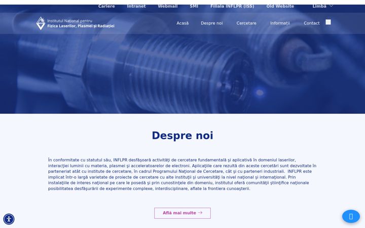 Screenshot of inflpr.ro