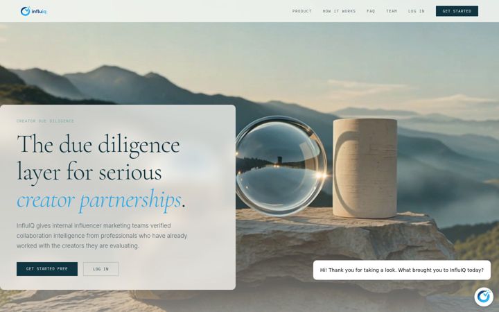Screenshot of influiq.com
