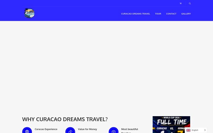 Screenshot of info-curacao.com