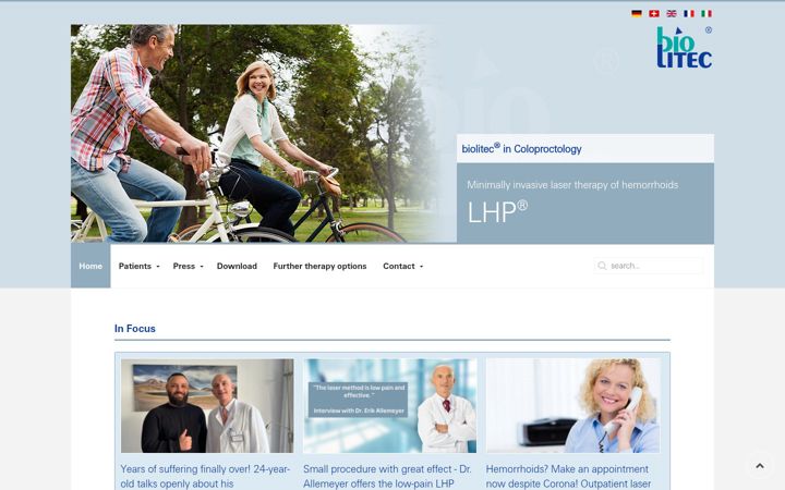 Screenshot of info-haemorrhoiden.de