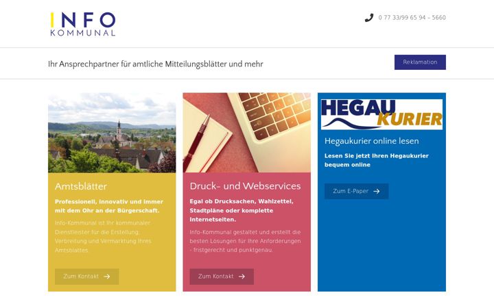 Screenshot of info-kommunal-verlag.de