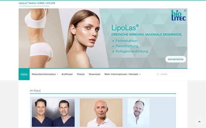 Screenshot of info-laserlipolyse.de