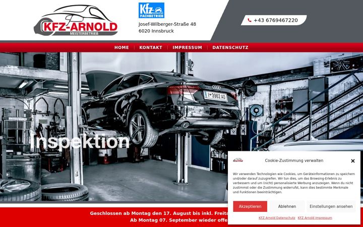 Screenshot of info-reifen.at