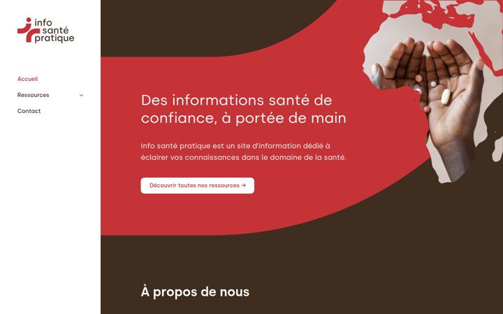 Screenshot of info-sante-pratique.com