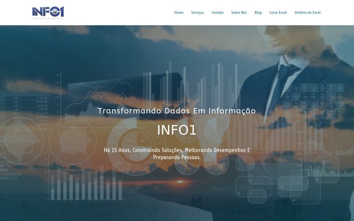 Screenshot of info1.com.br