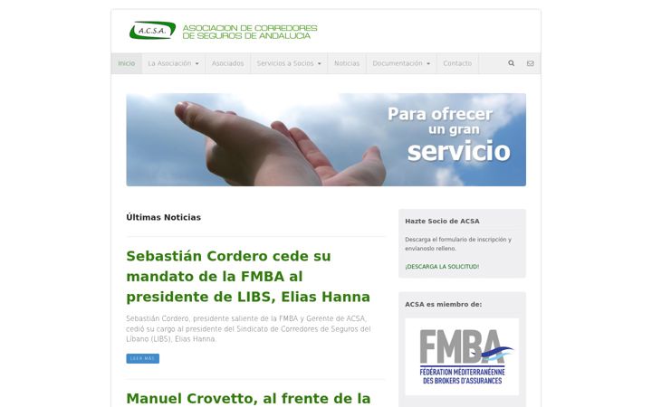 Screenshot of infoacsa.com