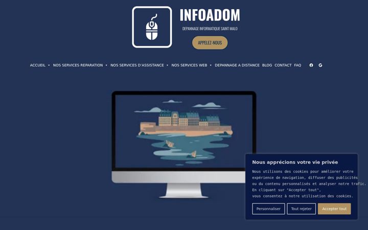 Screenshot of infoadom.fr
