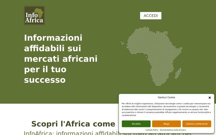 Screenshot of infoafrica.it