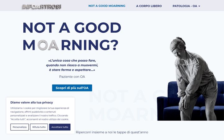 Screenshot of infoartrosi.it
