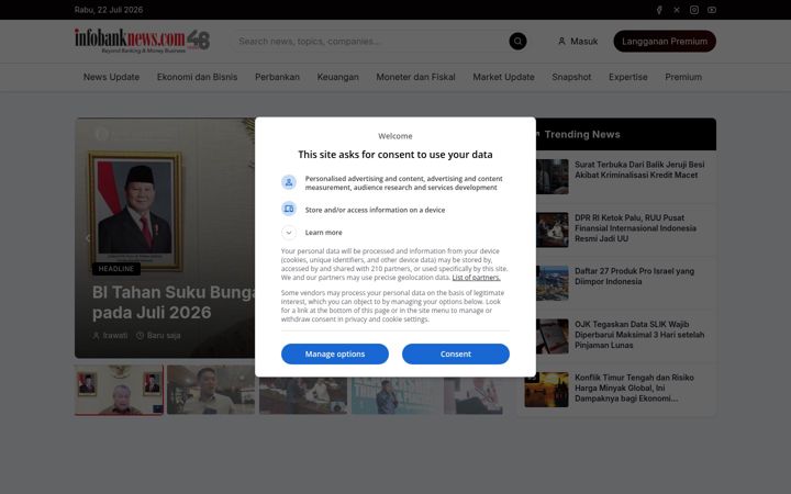 Captura de pantalla de infobanknews.com