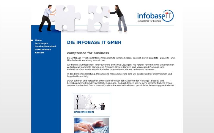 Screenshot of infobase-it.de