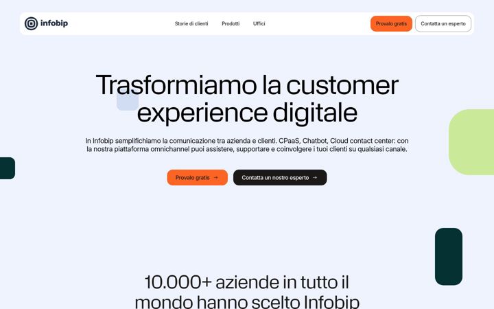 Screenshot of infobipsrl.it