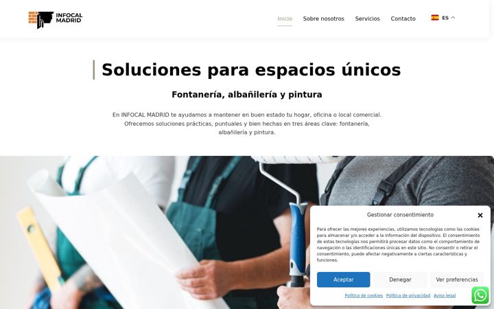 Screenshot of infocalmadrid.com