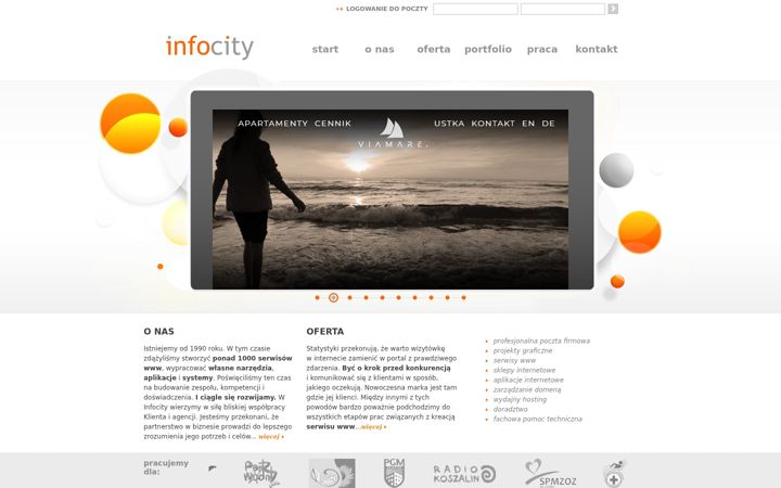 Screenshot of infocity.pl