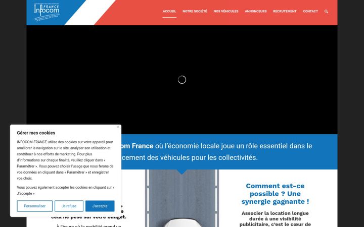 Screenshot of infocom-france.fr